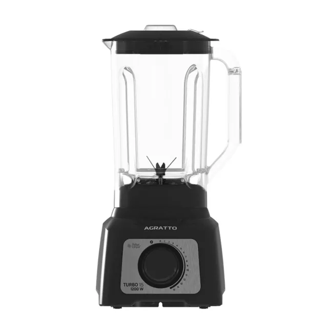 Liquidificador Agratto Turbo 15 ALIQ05N-01 3,2L 1200W 127V Preto
