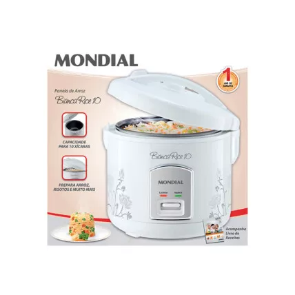 Panela De Arroz Mondial Bianca Rice 10 Xícaras Bc 220V