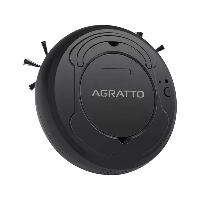 Aspirador De Pó Robô Agratto Praticci Aar01I-04 Usb 3W Preto