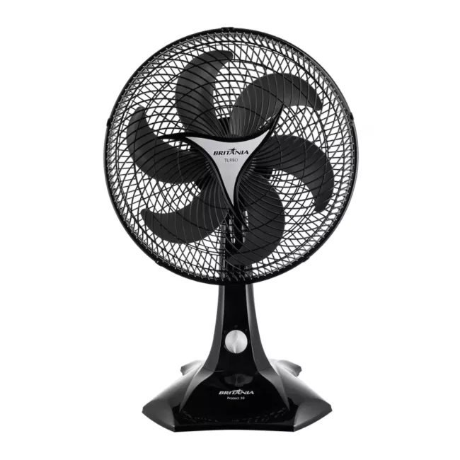 Ventilador Britânia Protect 30CM 6 Pás Preto 110V
