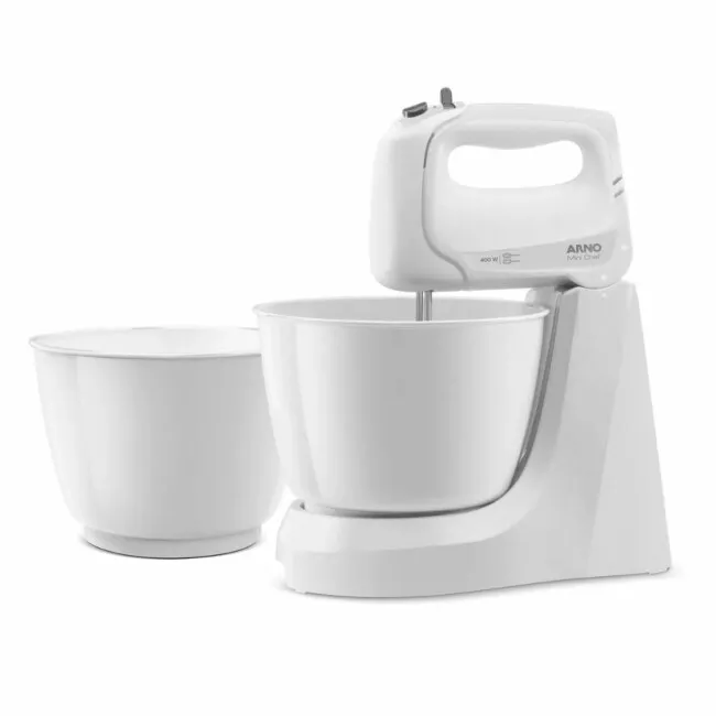 Batedeira Arno Mini Chef 400W Branca Hm10 - 110V