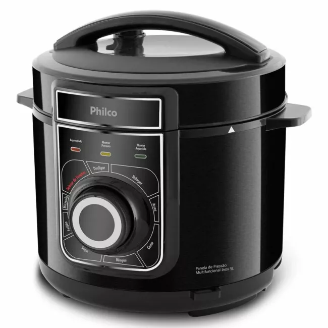Panela de Pressão Elétrica Philco 5L Multifuncional PPP02PI Preta - 220V