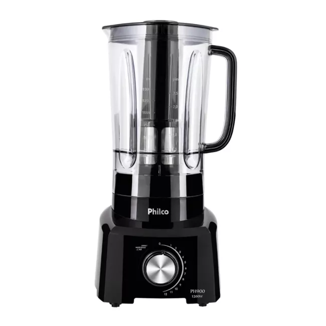 Liquidificador Philco PH900 Com Filtro 12 Velocidades 3 litros Preto 110V