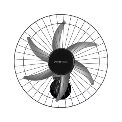 Ventilador de Parede Ventisol Steel 50Cm Preto Bivolt