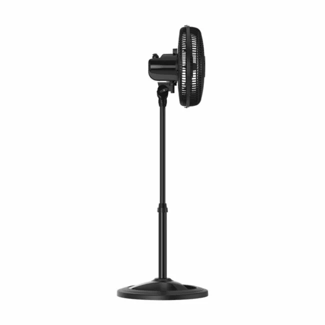 Ventilador De Coluna Preto 30Cm Turbo 6 Pás Oscilante Ventisol - 220V
