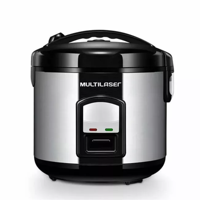 Panela De Arroz Gourmet 220V 700W Aço Inox Capacidade De 10 Xícaras Multilaser - Ce06