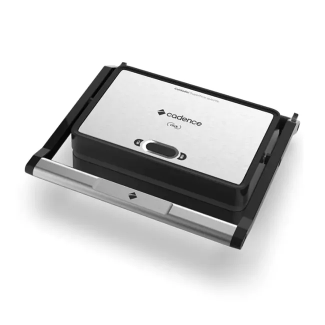 Grill Elétrico Cadence GRL200 Click Inox 127V
