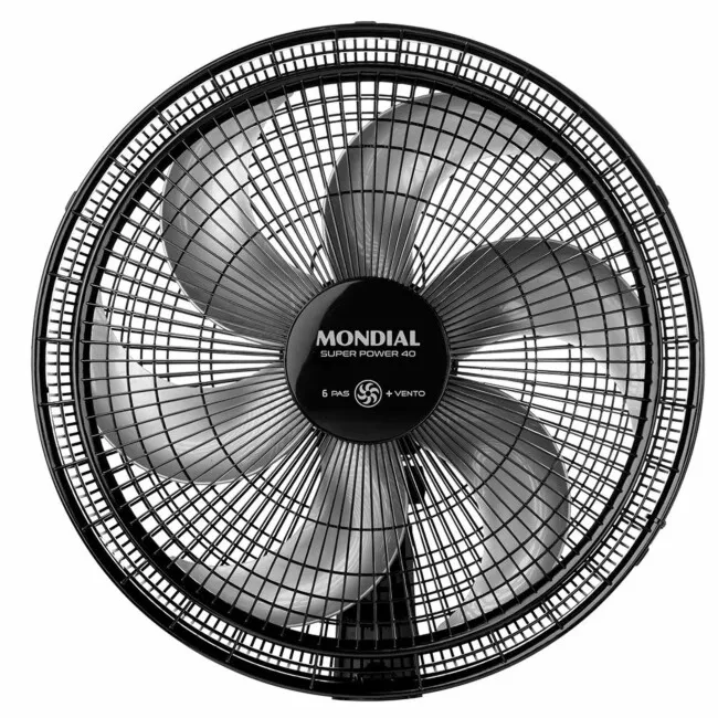 Ventilador Mondial 40Cm 6 Pás Vsp40 Preto 220V