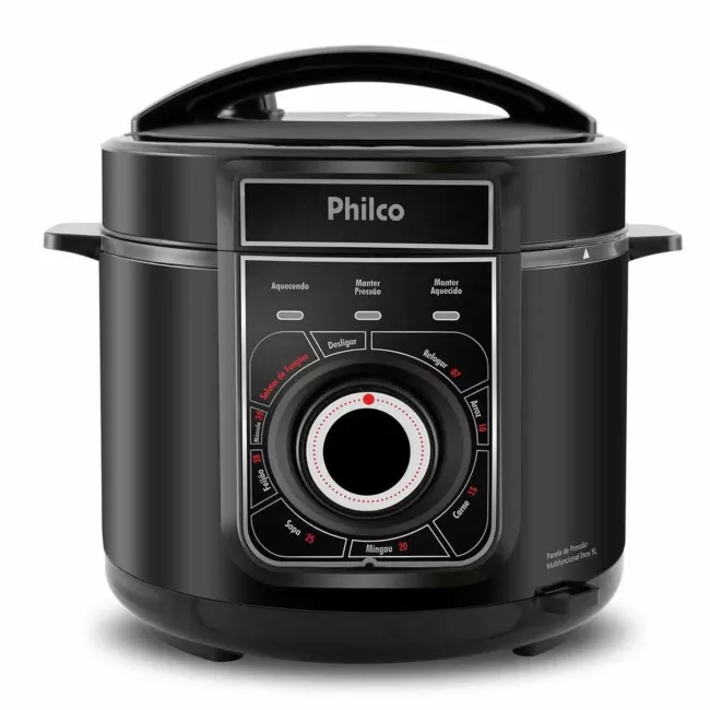 Panela De Pressão Elétrica Philco 5L Multifuncional PPP02Pi Preta - 110V