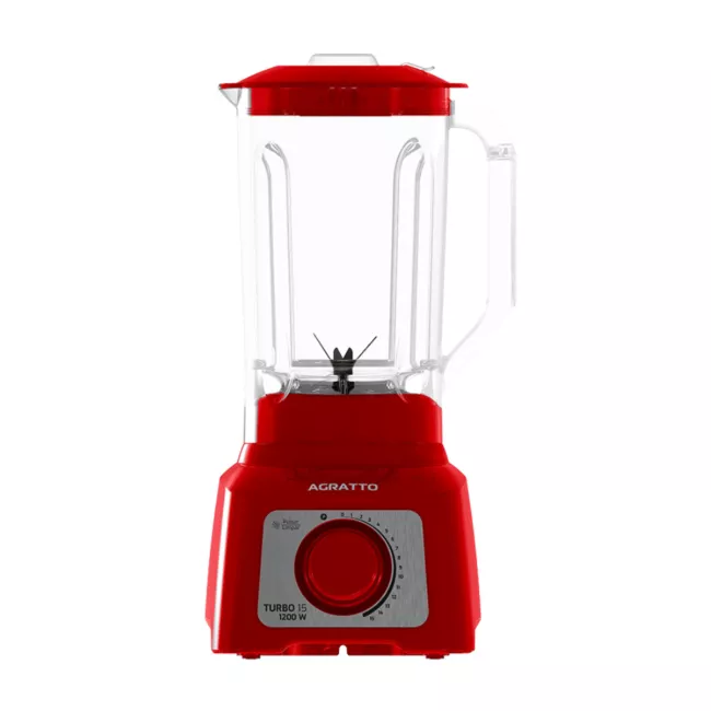 Liquidificador Agratto Turbo 15 ALIQ06N-01 3,2L 1200W 127V Vermelho